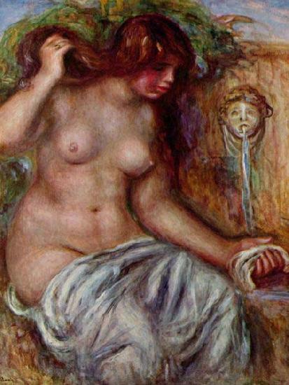 Pierre-Auguste Renoir Woman At The Well, oil painting picture